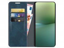 Just in Case Slim Wallet Case Blauw - Sony Xperia 10 V hoesje