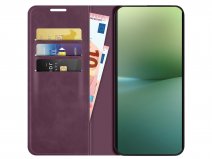 Just in Case Slim Wallet Case Paars - Sony Xperia 10 V hoesje