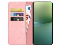 Just in Case Slim Wallet Case Roze - Sony Xperia 10 V hoesje