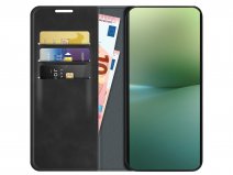 Just in Case Slim Wallet Case Zwart - Sony Xperia 10 V hoesje