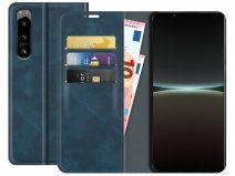 Just in Case Slim Wallet Case Blauw - Sony Xperia 5 IV hoesje