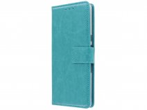 Book Case Mapje Turquoise - Sony Xperia 10 hoesje