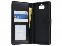 Book Case Mapje Zwart - Sony Xperia 10 hoesje