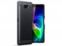 CaseBoutique Carbon TPU Skin - Sony Xperia 10 Hoesje