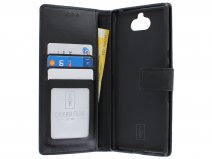 Book Case Mapje Zwart - Sony Xperia 10 Plus hoesje