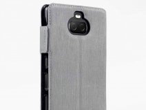 CaseBoutique Slim Wallet Case Grijs - Sony Xperia 10 Plus hoesje