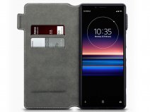 CaseBoutique Slim Bookcase Zwart - Sony Xperia 1 II hoesje
