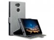 Covert Slimfit Bookcase Grijs - Sony Xperia L2 hoesje
