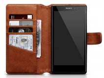 CaseBoutique Bookcase Cognac Leer - Sony Xperia L2 hoesje