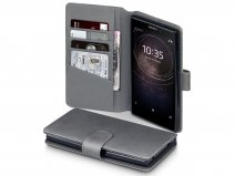 CaseBoutique Bookcase Grijs Leer - Sony Xperia L2 hoesje