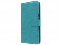 Book Case Mapje Turquoise - Sony Xperia L3 hoesje