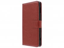 Bookcase Wallet Bruin - Sony Xperia XZ2 hoesje