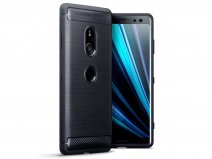 CaseBoutique Carbon TPU Case - Sony Xperia XZ3 Hoesje