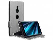 CaseBoutique Slim Wallet Grijs - Sony Xperia XZ3 hoesje