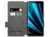 CaseBoutique Slim Wallet Grijs - Sony Xperia XZ3 hoesje