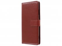 Book Case Wallet Bruin - Sony Xperia XZ3 hoesje