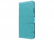 Book Case Wallet Turquoise - Sony Xperia XZ3 hoesje