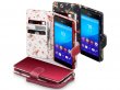 CaseBoutique Flower Wallet Case - Sony Xperia Z3 Plus hoesje