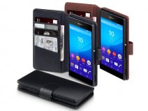 CaseBoutique Leather Wallet Case - Sony Xperia Z3 Plus hoesje