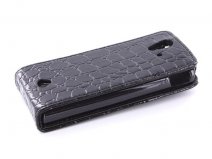 Croco BottomFlip Case Hoes SonyEricsson Xperia Ray