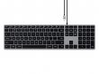 Satechi Slim W3 Wired Backlit Keyboard - QWERTY