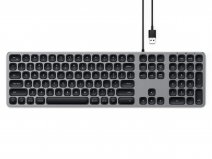 Satechi Aluminum Wired USB Keyboard QWERTY (Space Grey)