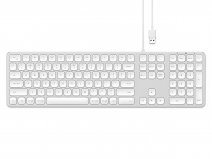 Satechi Aluminum Wired USB Keyboard QWERTY (Silver)