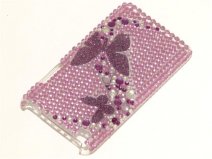 Lovely Butterflies Diamond Case Hoes iPod touch 4G