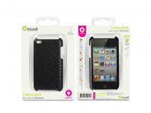 Muvit Carbon Back Case Hoes voor iPod touch 4G