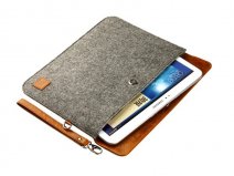 Gecko Sleeve van Vilt en Leer voor 10 inch tablets