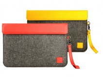 Gecko Sleeve van Vilt en Kunstleer voor 10 inch tablets