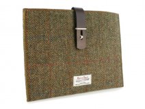Officiële Harris Tweed Herringbone Brown Tablet Sleeve (10 inch)