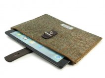 Officiële Harris Tweed Herringbone Brown Tablet Sleeve (10 inch)