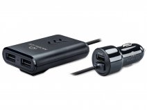 Mobilize Autolader Voorin naar Achterbank - 3 x USB-A / 42W