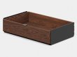 Oakywood Large Modular Single Drawer - Walnut/Black
