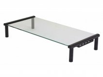 KIT Glazen Design iMac Monitor Stand met USB-Hub