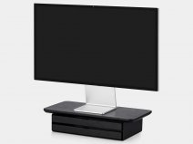 Oakywood Desk Shelf Mini Black/Black - Dual Drawer - Monitor Stand Beelschermverhoger