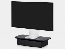 Oakywood Desk Shelf Mini Black/Black - Single Drawer - Monitor Stand Beelschermverhoger