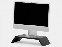 Oakywood Monitor Stand Black - Houten iMac Beeldschermverhoger