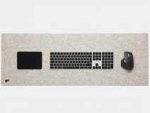 Oakywood Desk Mat Bureauonderlegger Merino Felt - Stone Grey - Extra Large