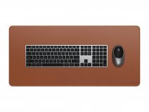Satechi Vegan-Leather Premium Desk Mat Cognac Bruin - Bureau Onderlegger