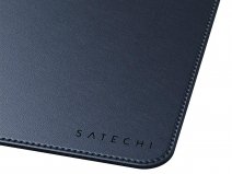 Satechi Vegan-Leather Premium Desk Mat Donkerblauw - Bureau Onderlegger