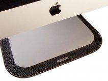 Vaja Deluxe Leather iMac Pad Zwart - Leren iMac Onderlegger