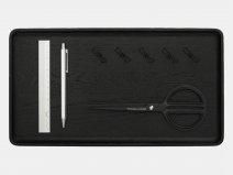 Oakywood Catchall Tray Large Black - Houten Organizer Bakje