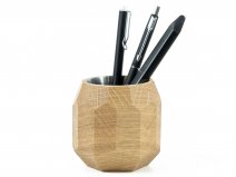 Oakywood Geometric Pen Holder Oak - Houten Pennenhouder