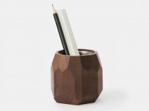 Oakywood Geometric Pen Holder Walnut - Houten Pennenhouder