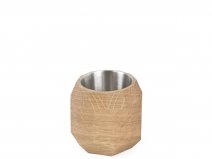 Oakywood Geometric Planter Oak - Bureau Vetplant Potje