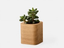 Oakywood Cubic Planter Oak - Bureau Vetplant Potje