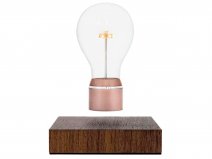 Flyte Buckminster Levitating Bulb Zwevende Bureaulamp - Walnoot/Koper