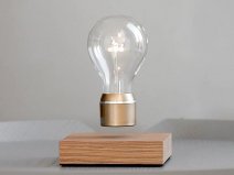 Flyte Royal Levitating Bulb Zwevende Bureaulamp - Eiken/Goud